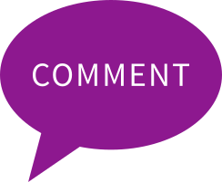 Bulle avec écrit "comment"