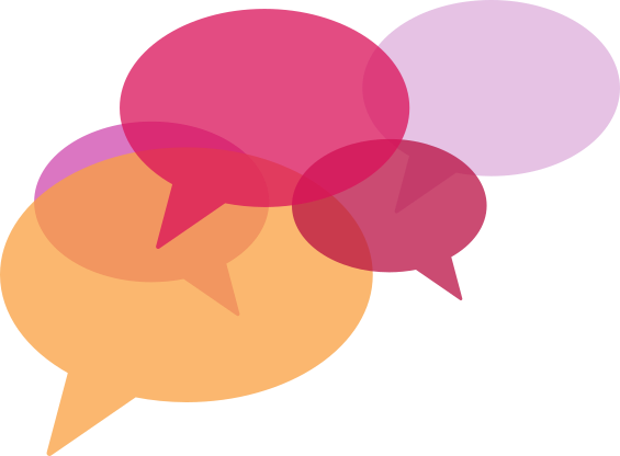 Ensemble de bulles colorées